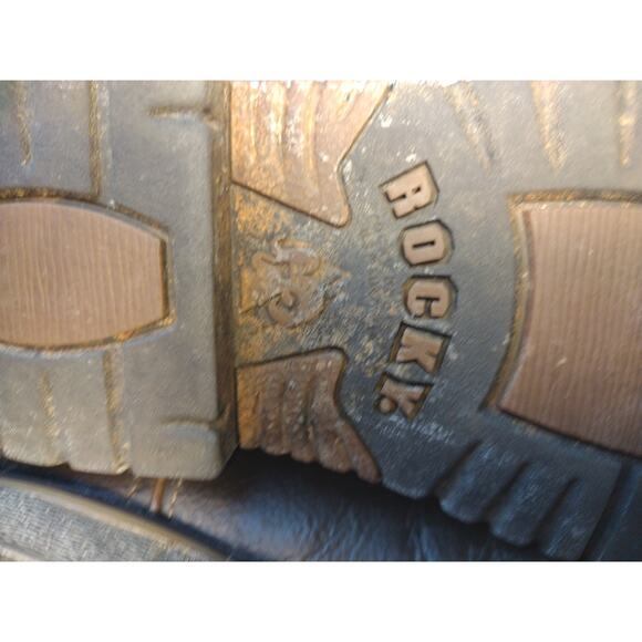 Rocky Cowboy Boots Camo Youth Size 5 Some Minor Flaws VGUC - Picture 11 of 15